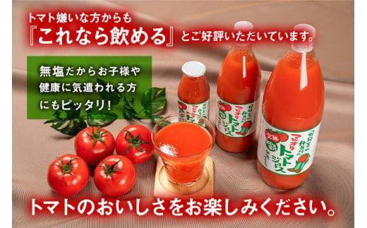 【定期便全3回】マルオリ トマトジュース 1L×4本入ｘ3回　食塩無添加 ｜ 無塩 無添加 完熟トマト ストレートジュース 100％果汁 高糖度 飛騨高山 マルオリ  LS100