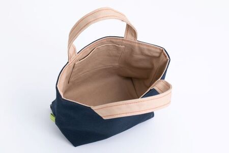 松本図書鞄 帆布ミニトート (えんぴつ裏生地ベージュ)男の子