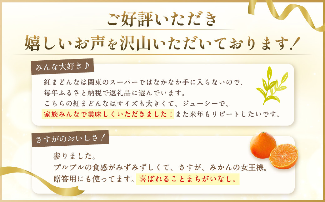 愛媛の旬の柑橘 紅まどんな（専用箱）約2.5㎏ 果物 くだもの フルーツ 柑橘 かんきつ 【12月頃発送】（14）