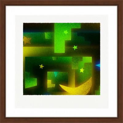 ふるさと納税 綾部市 緑と望 [しかくいえ]17【絵画】 額装サイズ266mmx266mm