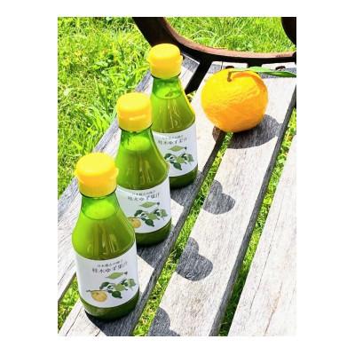 ふるさと納税 ときがわ町 ゆず果汁セット　6本