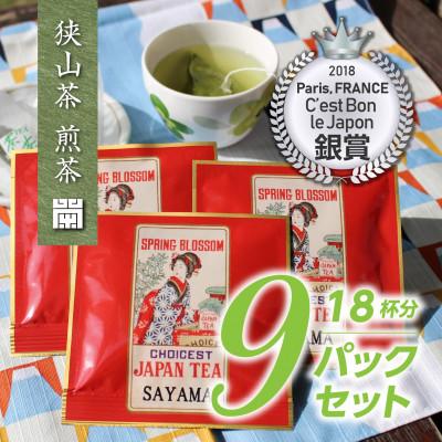 ふるさと納税 入間市 一煎パック入り 狭山茶ティーバッグ「霞川 煎茶」