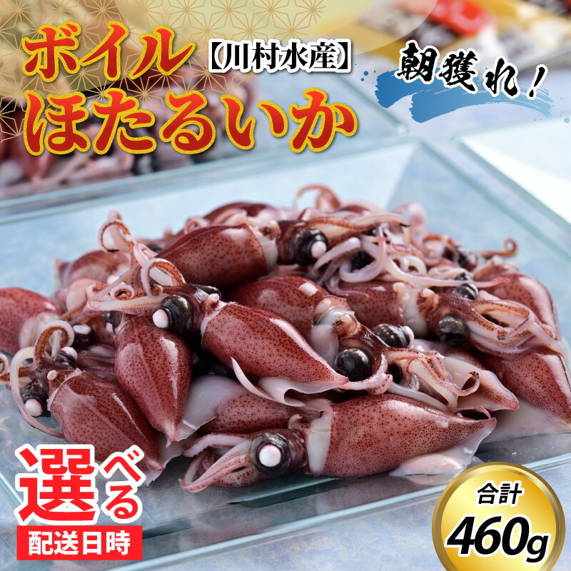 【ふるさと納税】【先行予約】ボイルほたるいか 【川村水産】【ほたるいか漁解禁】※26年3月中旬以降～ 順次発送 鶴瓶の家族に乾杯で放送5.13【能登半島地震復興支援】 / 冷蔵 茹で ボイル ホタルイカ 朝どれ 朝獲れ おつまみ 珍味 海鮮 旬 期間限定 ギフト 送料無料 国産