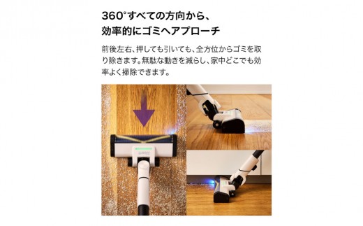 Shark ActiClean コードレススティッククリーナー ペタルベージュ LC800J 【コードレス掃除機 軽量 掃除機 強力 吸引力 ハンディクリーナー スティック掃除機 ペットの毛  家電】