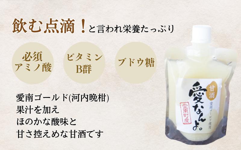 愛南ゴールド 入り 甘酒 ( 170g × 8 本 ) 10000円 あまざけ あま酒 河内晩柑 米 パウチ 170g 持ち運び 片手 手軽 夏バテ 冷え 冷え性 栄養 栄養補給 発酵食品 健康 アミ