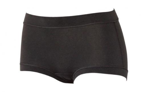 「Fleep」コンフォート深ばきショーツ【スミクロ/M】
