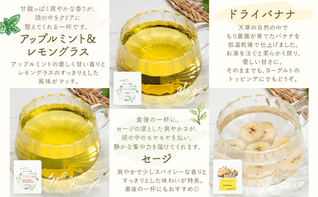 ハーブティー 5点セット もり農園 紅茶
