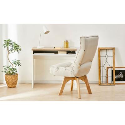 ふるさと納税 大河原町 回転ファブリックチェア FACN-K アイボリー 一人掛け アイリスオーヤマ [53753182] |  | 03