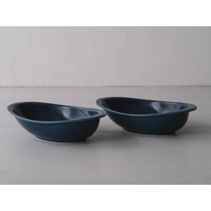 【ふるさと納税】【波佐見焼】22.5×14×5.5cmオーブン耐熱鉢2個組　B・L【西海陶器】 2 17290 | ギフト 陶器 touki おしゃれ 伝統 人気 おススメ 長崎県 長崎 九州 楽天ふるさと 波佐見焼き はさみやき はさみ焼き 陶磁器 雑貨 焼き物 ボウル