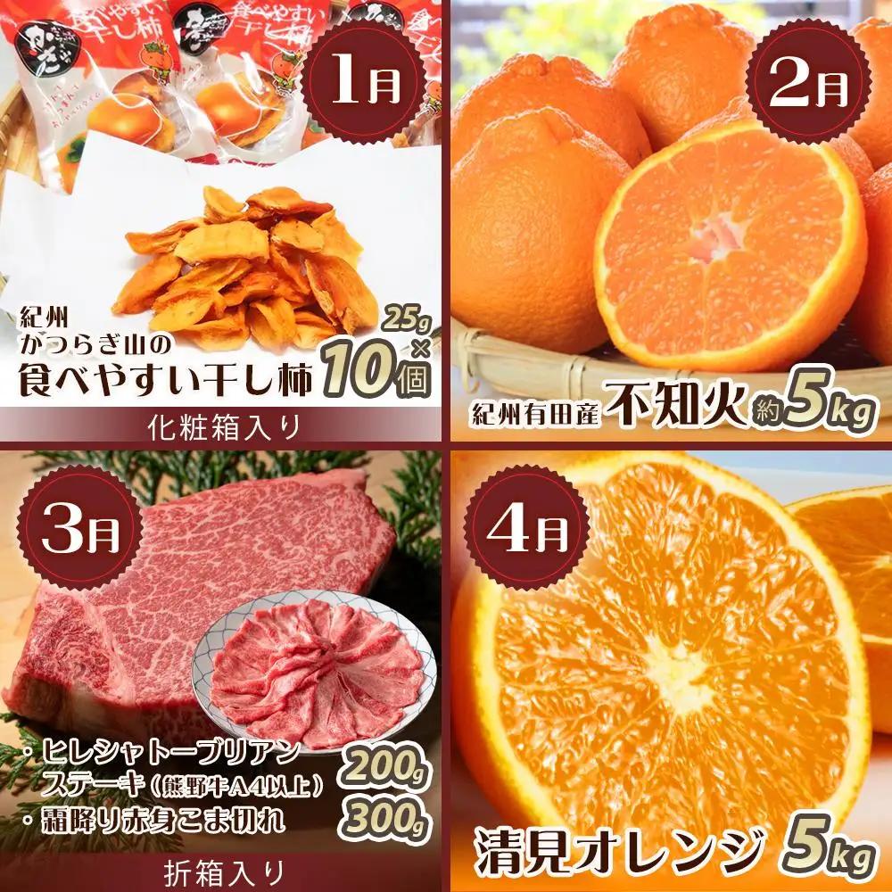 【魚鶴商店厳選！】人気の海幸山幸食べ比べ【定期便全12回】セットB【UT110】