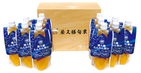 【屋久島特産”たんかん”の果汁100％】屋久膳たんかん果汁 180ml×12本