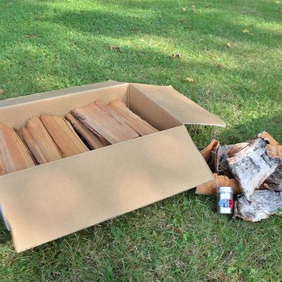 ふるさと納税 沼田町 沼田町産 乾燥カラマツ薪 長さ約30cm 20kg 白樺樹皮付き キャンプ アウトドア n-0073 |  | 02