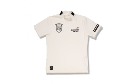 BUNCUREY　ゴルフウェア　半袖モックネック（BM23SS-02-044）オフ／サイズ5