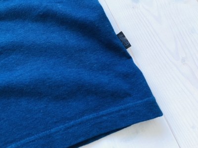 空海藍オーガニックヘンプコットンTシャツ(男女兼用)
