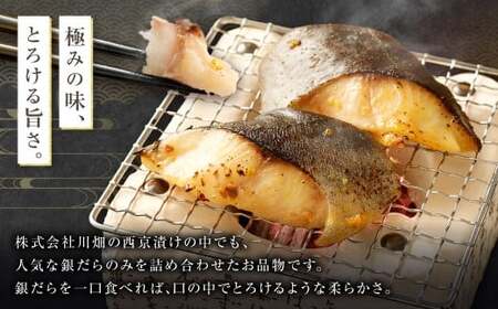 【5ヶ月定期便】西京漬け 極み銀だら 8枚セット ／ 計約2.8kg 5ヶ月 5回 西京味噌 銀だら 鱈 たら タラ 魚 海鮮 魚介 漬け魚 漬魚 焼き魚 切り身 切身 おかず おつまみ セット 定期