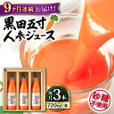 【ふるさと納税】【9回定期便】黒田五寸人参ジュース720ml 3本セット / ジュース じゅーす にんじん ニンジン 人参 ニンジンジュース 人参ジュース 野菜ジュース やさいジュース ドリンク 飲料水 / 大村市 / おおむら夢ファームシュシュ[ACAA110]