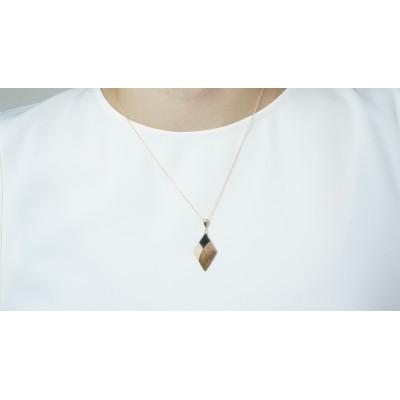 ふるさと納税 日南町 寄木のダイヤネックレス |  | 01