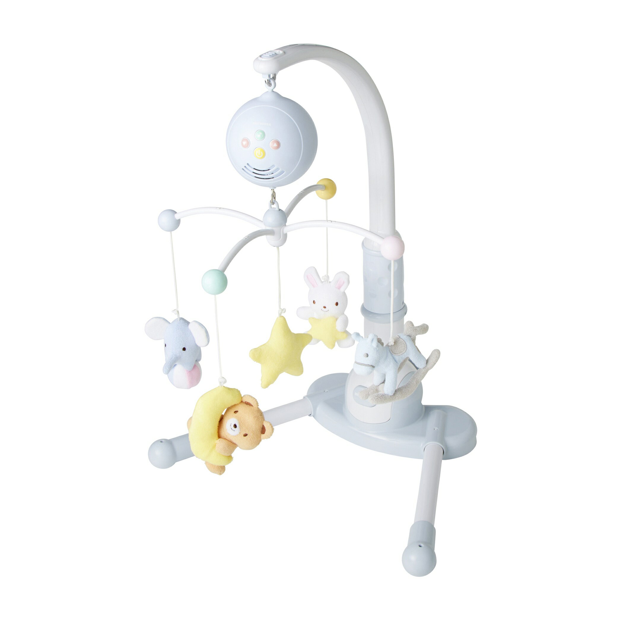 【ふるさと納税】R105 ミキハウス ベッドメリー【mikihouse 赤ちゃん 0歳 出産 ベビー ベビー用品 寝かしつけ 2WAY 6曲 胎内音 おもちゃ ラトル モビール 乾電池 大阪府 八尾】