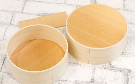 曲げわっぱ弁当箱 丸型 大 780cc