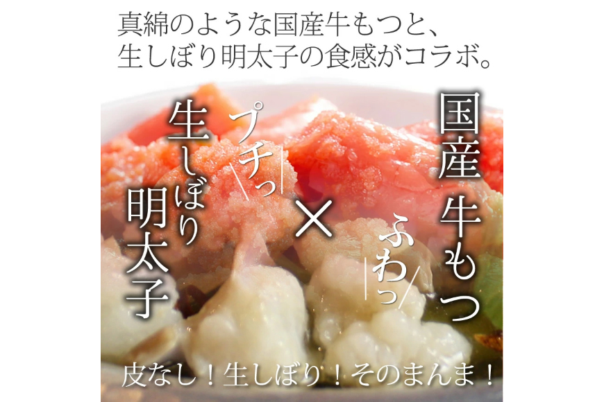 もつ鍋 セット 明太醤油もつ鍋 4～6人前 [ベネフィス 福岡県 宇美町 um40azp190025] 明太もつ鍋 明太子 モツ鍋 牛ホルモン