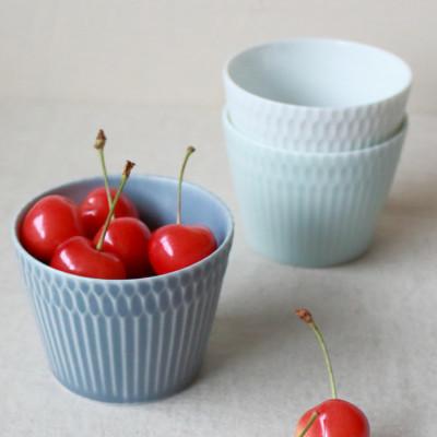 ふるさと納税 瑞浪市 【4個セット】美濃焼 さざなみ 8.5猪口カップ 白 200cc 小田陶器 |  | 03