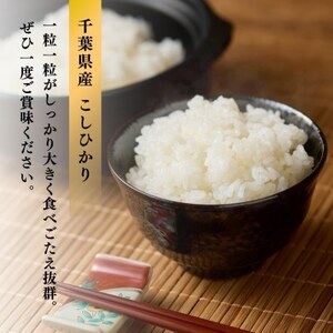 千葉県産こしひかり(精米)10kg(5kg×2袋)【1673834】