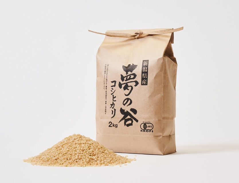 
            【令和7年産新米】【有機JAS認証】 夢の谷コシヒカリ 玄米 4kg(2kg×2袋) 従来品種 BLでない こしひかり 無農薬 栽培 農家直送 1U07013
          