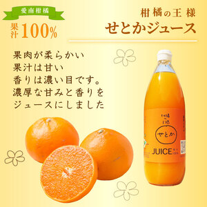 せとか ストレートジュース 3本×1000ml せとかジュース 柑橘 フルーツ スイーツ ジュース 清家ばんかんビレッジ