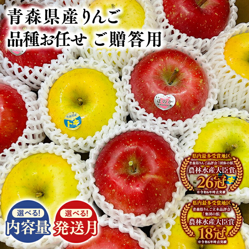 【ふるさと納税】2026年度産 先行予約!≪内容量と発送月が選べる≫ 青森県産 贈答用 品種お任せ 旬のりんご詰め合わせ 3kg 5kg 10kg【青森県 平川市 そと川りんご園】贈答 青森 青森県産 平川 りんご リンゴ 林檎 くだもの 果物 フルーツ