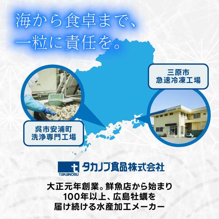 【不漁に負けるな！】広島産 冷凍 打粉付かき 4kg 1kg×4袋 牡蠣 広島かき カキ むき身 急速凍結 冷凍 バラ冷結 国産 大粒 下処理不要 牡蠣料理 海産物 貝 三原市 タカノブ食品 0220
