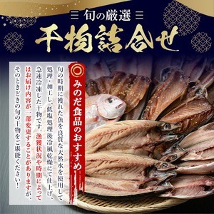 No.203-A 旬の厳選！干物詰合せ(計24枚)【みのだ食品】