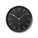 【ふるさと納税】RIKI STEEL CLOCK［電波時計］/ブラック（WR08-24 BK） レムノス Lemnos 時計　装飾品 民芸品 工芸品 伝統技術 インテリア　お届け：※申込状況によりお届け迄1～2ヶ月程度かかる場合があります。