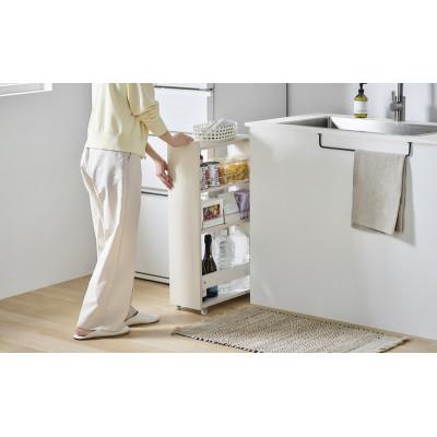 ふるさと納税 大河原町 キッチン隙間収納ラック KSRーL180 白　アイリスオーヤマ ロータイプ[53753363] |  | 03