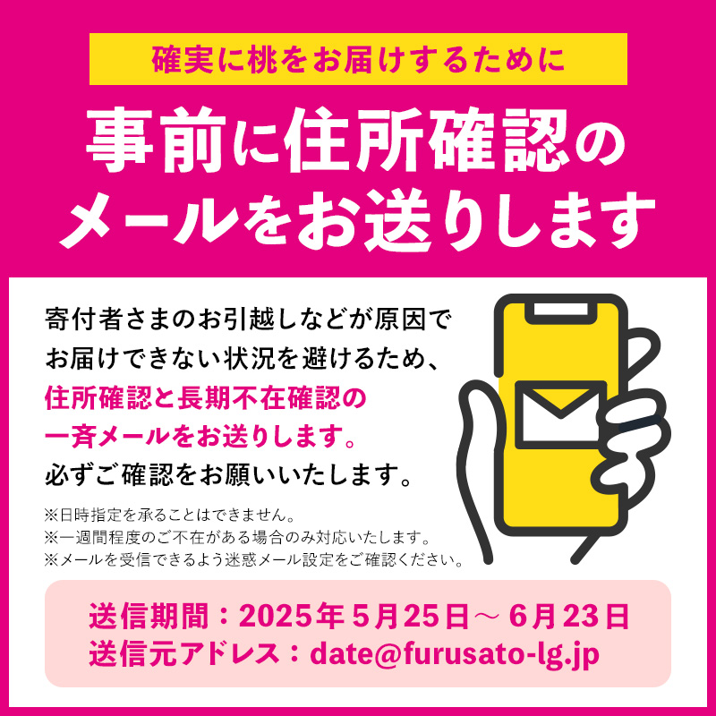 福島県産 はつひめ 2kg 2025年7月上旬～2025年7月中旬発送 2025年出荷分 先行予約 予約 伊達の桃 桃 もも モモ 果物 くだもの フルーツ 国産 食品  デザート 果実 F20C-5
