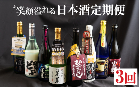 【全3回】笑顔溢れる日本酒定期便 [S875]