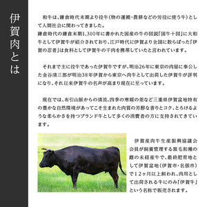 肉の横綱　伊賀牛　ミスジ　650g　すき焼き　赤身 ／ 冷凍発送　産直　自家牧場　名産牛　特産　三重県　名張市　奥田　オクダ　[0524]3-は