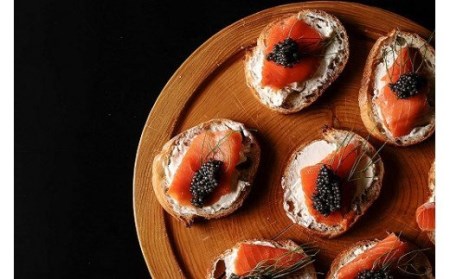 「ジャパン キャビア」MIYAZAKI CAVAIAR 1983　贅沢食べ比べセット（20g×2個）＆MIYAZAKI CAVAIAR 12ｇカラフルブリニセット　鮎のよしの＜11-1＞