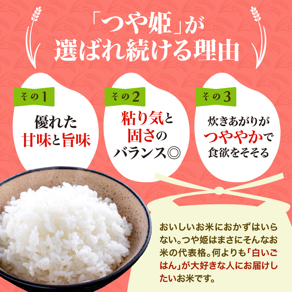 【令和8年産米】2027年3月下旬発送 特別栽培米 つや姫 10kg 山形県産【米COMEかほく協同組合】