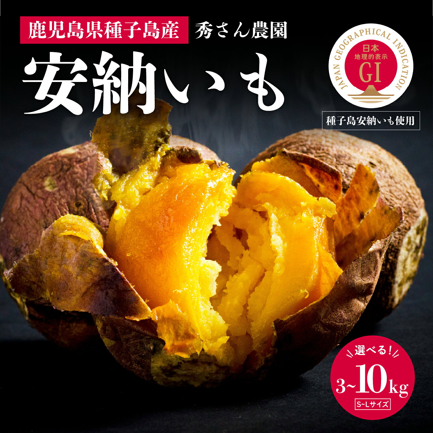 【ふるさと納税】【先行予約】 種子島 安納いも さつまいも 3kg / 5kg / 10kg 【秀さん農園】焼きいも 焼き芋 本場 安納芋 安納紅 安納こがね さつま芋 甘い ねっとり スイーツ おやつ グルメ お取り寄せ 人気 種子島産 返礼品 南種子町 鹿児島【観光物産館トンミー市場】