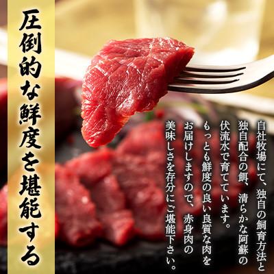 ふるさと納税 美里町 まな板不要!フジチク切れてる国産馬刺し3P 合計約120g(美里町) |  | 01