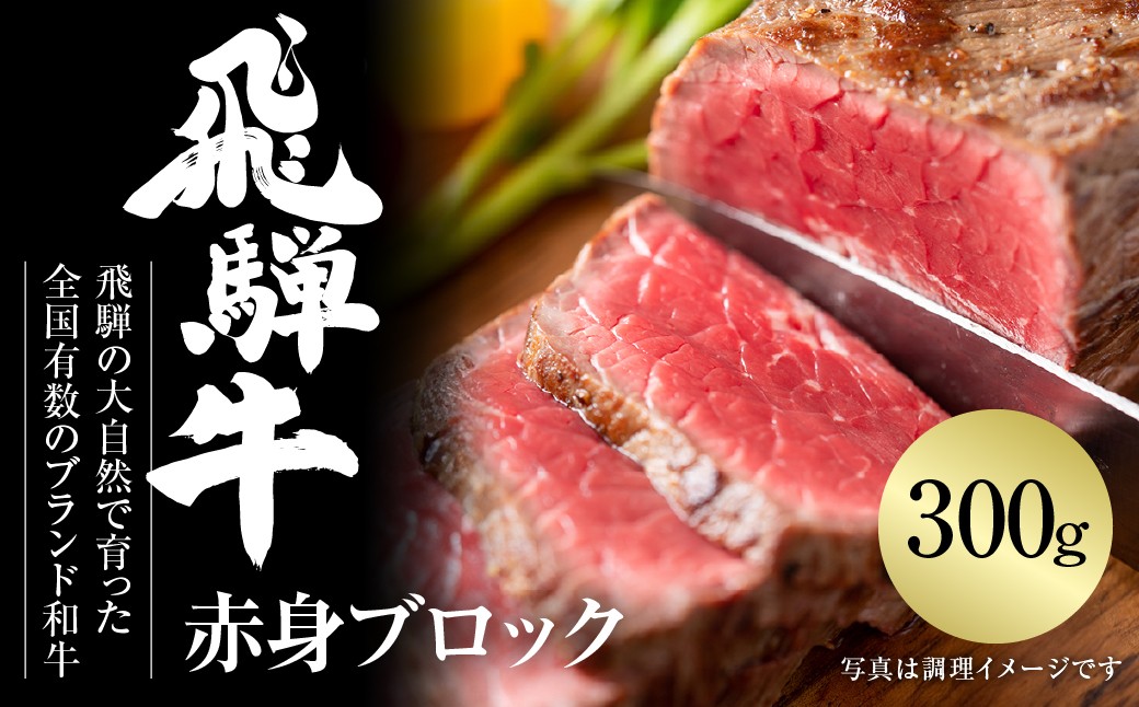 
                  飛騨牛 赤身ブロック[塊] 300g 冷凍真空パック | 肉 お肉 ローストビーフ 煮込み 焼肉 焼き肉 やきにく BBQ 黒毛和牛 和牛 人気 おすすめ 牛肉 ギフト お取り寄せ [MZ020] 
                