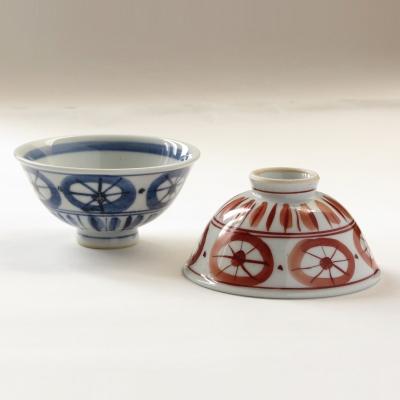 ふるさと納税 伊万里市 新丸紋夫婦茶碗ー飽きの来ないロングセラー製品です。贈り物にもどうぞ!ー