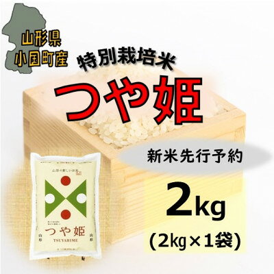 【ふるさと納税】【令和8年産新米　先行予約】山形県小国町産　つや姫2kg　小国米穀商業協同組合【1769063】