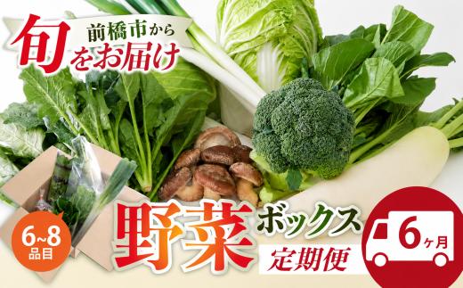 季節の野菜 詰め合わせセット 6ヶ月定期便 | 野菜セット 新鮮 旬野菜 朝どれ 農家直送 旬 野菜 鮮度 赤城山麓 群馬野菜 国産野菜 詰め合わせ 野菜詰合せ おまかせ野菜 野菜便 お取り寄せ 産直野菜 ゆうあい館 JA 群馬県 前橋市