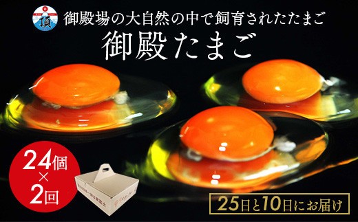 
《25日と10日にお届け》御殿たまご 赤たまご 24個入×2回（破損保障含む）もみがら入 ｜ 卵 タマゴ 玉子 たまごかけご飯 生卵 鶏卵 卵焼き 国産 御殿場産 ※北海道・沖縄・離島への配送不可
