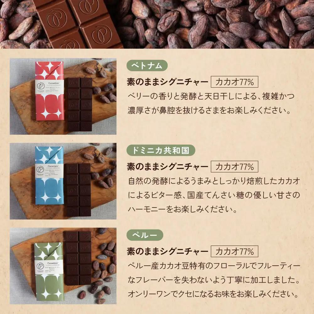 【Premarché Cacaolate Lab】国際コンテスト入賞店の手づくりチョコレート 産地食べ比べ6枚セット ＜セットB＞｜京都 チョコレート専門店 人気セット スイーツ スイーツ