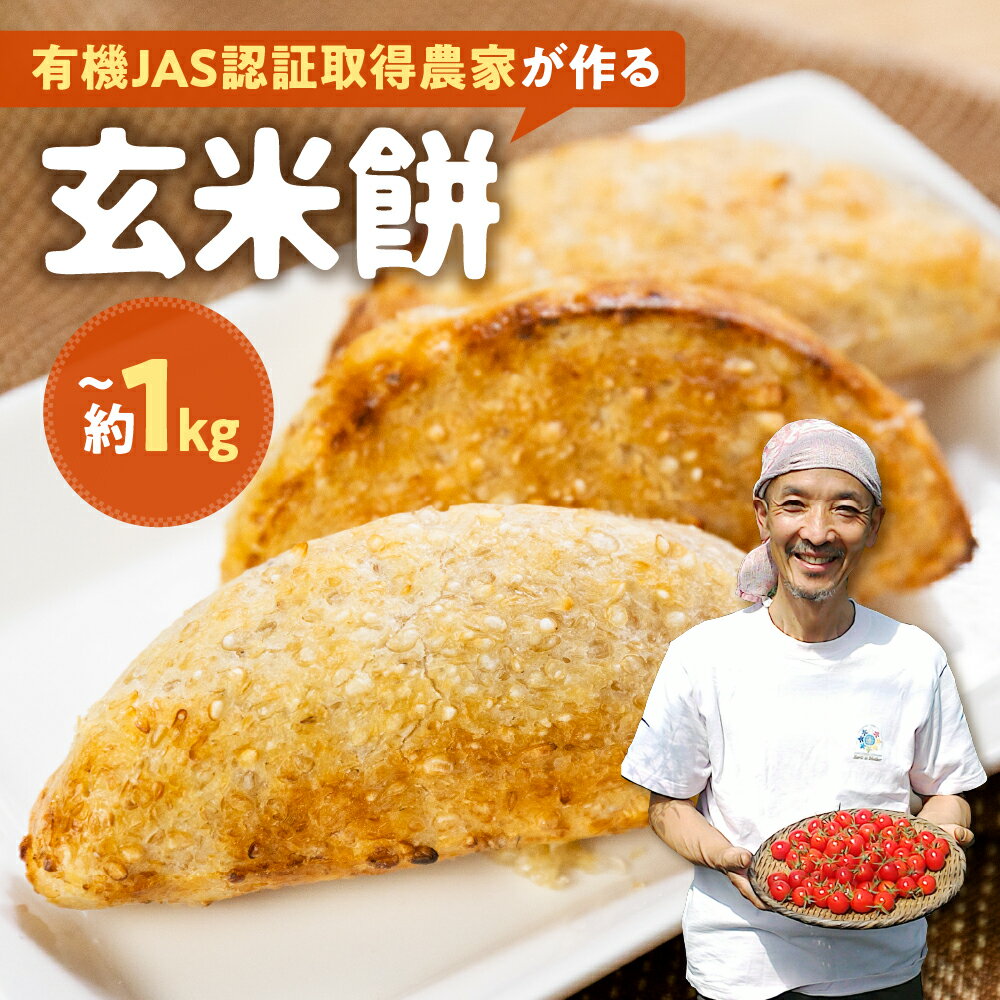 【ふるさと納税】《先行予約》玄米餅 有機JAS認証 取得 農家が作る 玄米餅 1袋(7枚入) 3袋 (21枚入り) 餅 もち モチ 米 玄米 玄米餅 栽培期間農薬不使用 お取り寄せ グルメ 小分け お正月 ありがとうファーム [Q3208] 5000円 12000円