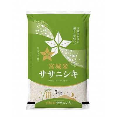 【毎月定期便】登米市産ササニシキ(精米)5kg全12回【4067145】