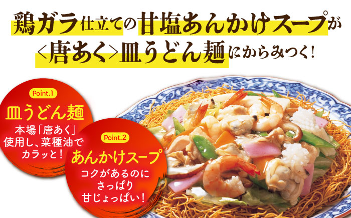 冷凍 皿うどん 6食セット うどん 麺 麺類 海鮮 具材 スープ