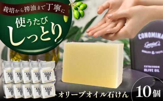 PUPA OLIVE SOAP オリーブオイル石けん 10個 アグリューム/長与町 [EAI300]